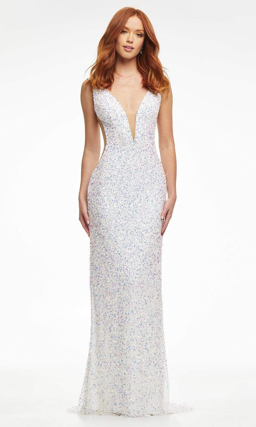 Ashley Lauren - 11081 Fitted Sequin Evening Dress