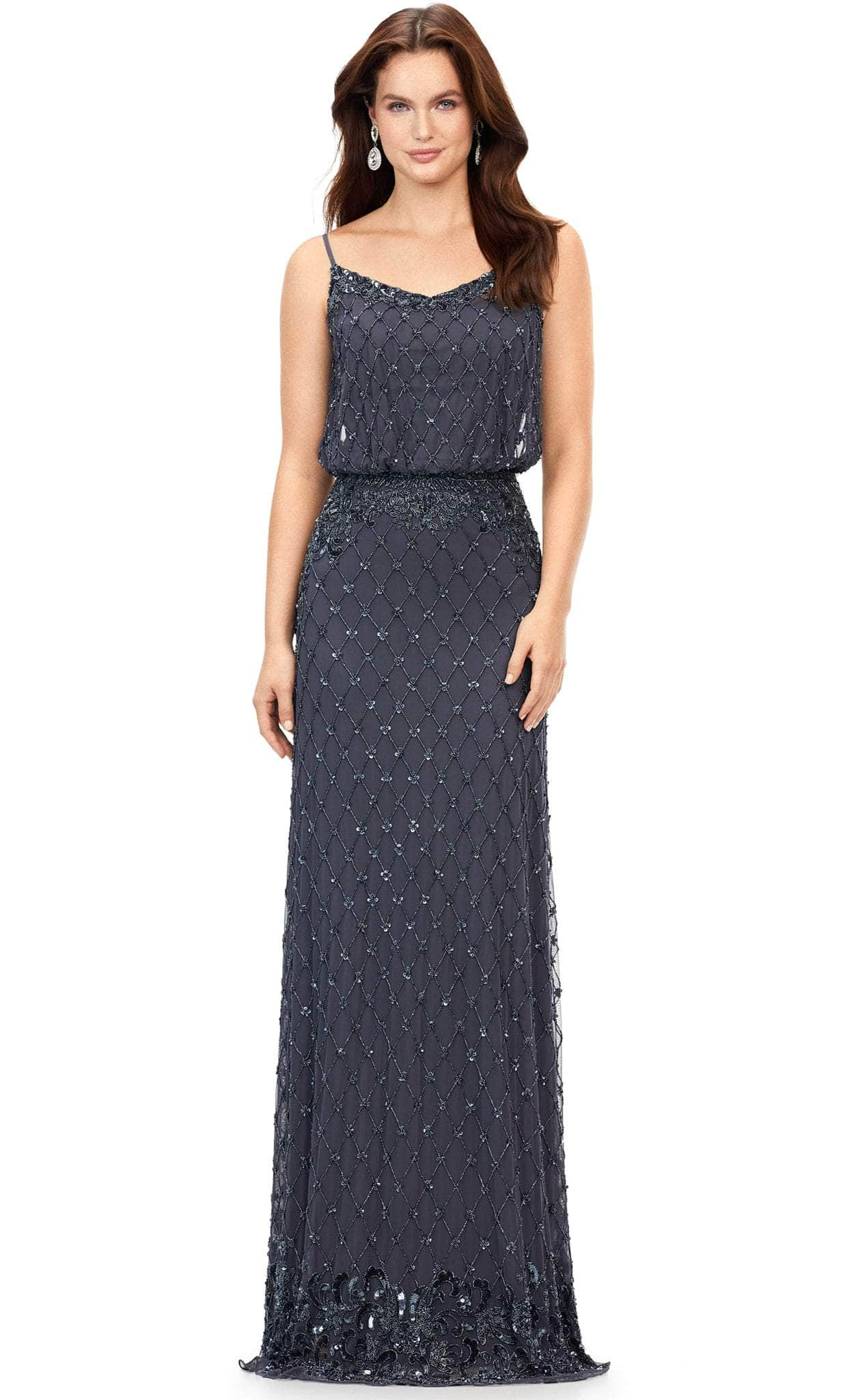 Ashley Lauren 11206 - Blouson Beaded Formal Dress
