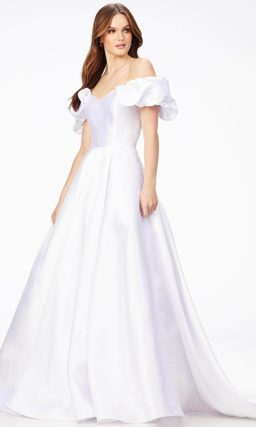 Ashley Lauren 11231 - Ruffled Off-Shoulder Bridal Gown
