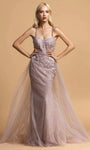 A-line Sleeveless Sweetheart Embroidered Back Zipper Natural Waistline Floor Length Mermaid Evening Dress