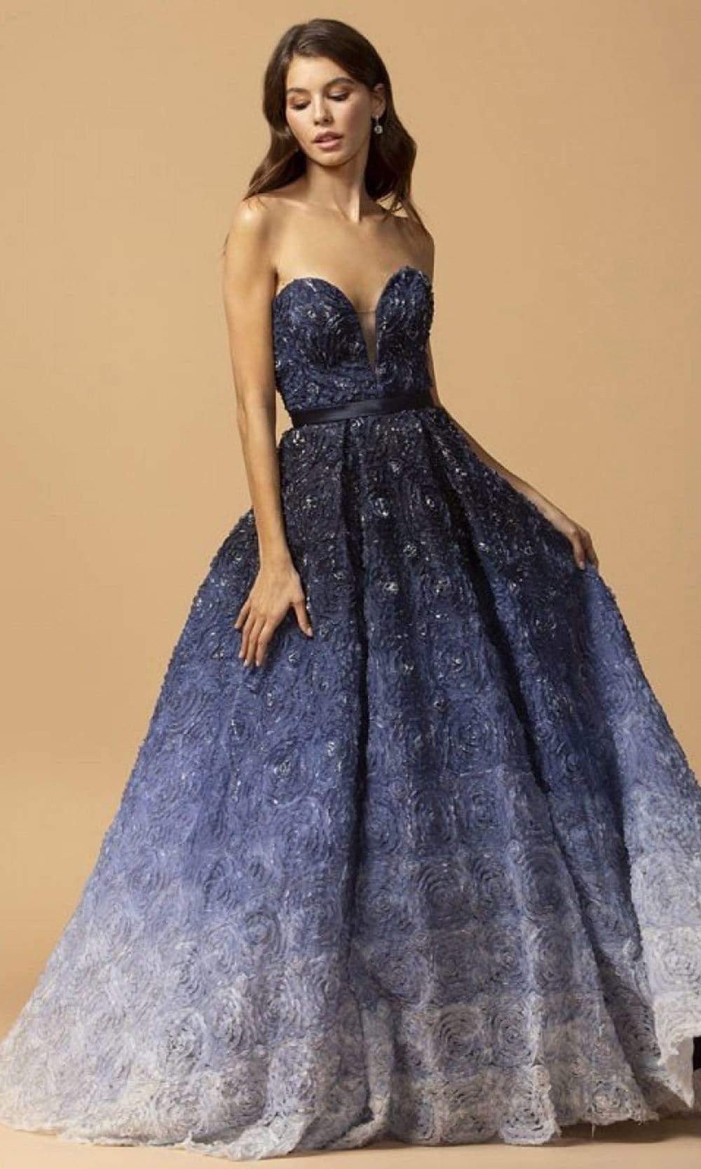 Aspeed Design - L2188 Plunging Sweetheart Ball Gown
