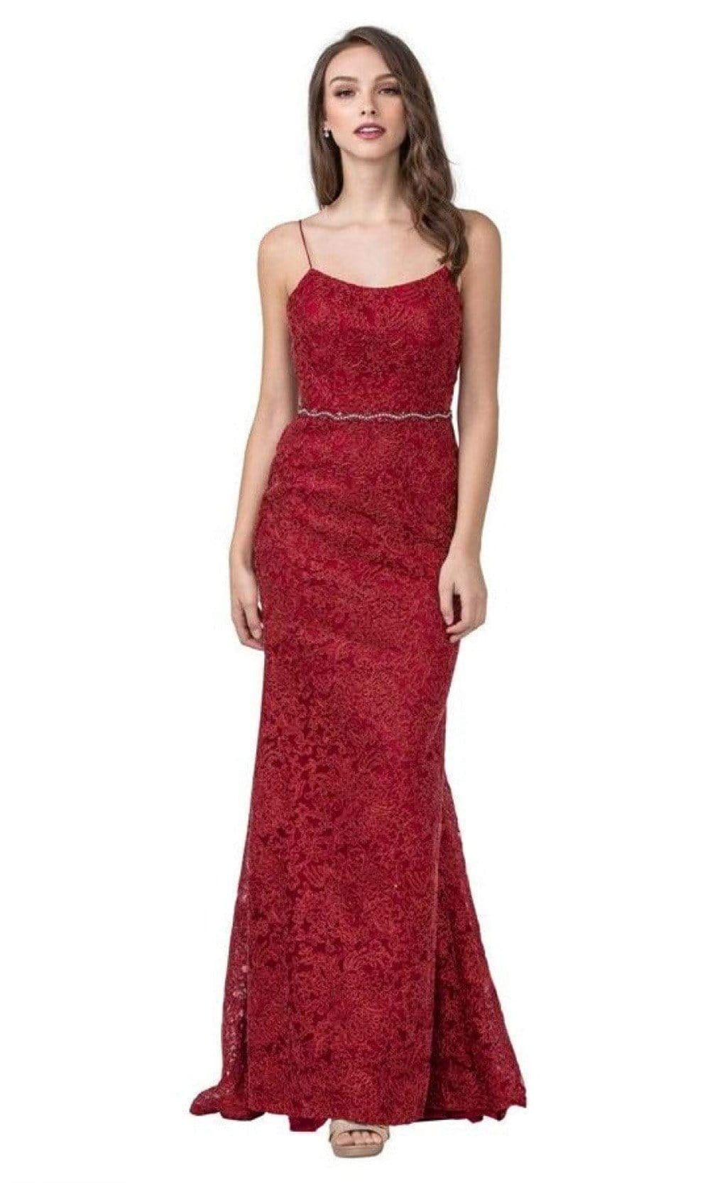 Aspeed Design - L2294 Scoop Sheath Evening Dress
