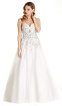 Strapless Natural Waistline Sweetheart Lace-Up Jeweled Fitted Quinceanera Dress