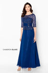 A-line Cocktail Beaded Illusion Ruched Bateau Neck Sweetheart Chiffon 3/4 Cap Sleeves Dress