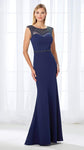 A-line Twill Jeweled Neck Sweetheart Cap Sleeves Beaded Illusion Natural Waistline Mother-of-the-Bride Dress
