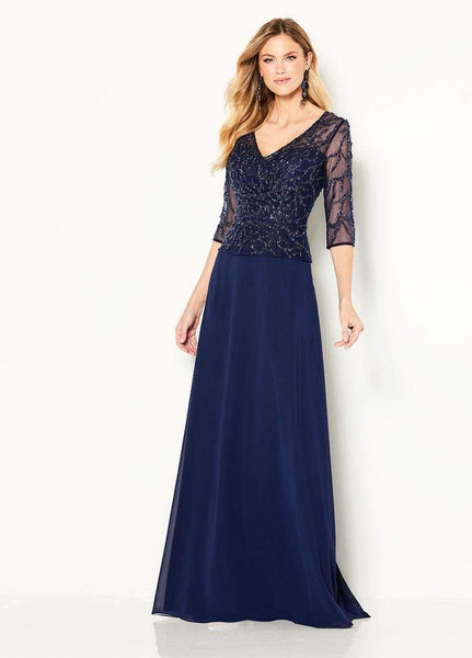 cameron-blake-219688w-beaded-v-neck-a-line-evening-dress-special ...