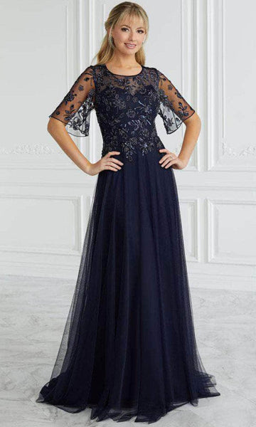 Christina Wu Elegance 17089 - Beaded Scoop A-Line Evening Gown