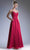 Cinderella Divine 1010 - Crisscross Neck Ruch Bod Chiffon Gown Special Occasion Dress