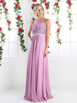 A-line Chiffon Floor Length Pleated Flowy Illusion Back Zipper Ruched Belted Cutout Fitted Sheer Sleeveless Scoop Neck Sweetheart Corset Empire Natural Waistline Evening Dress