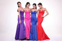 Strapless Sweetheart Satin Open-Back Mermaid Party Dress with a Brush/Sweep Train