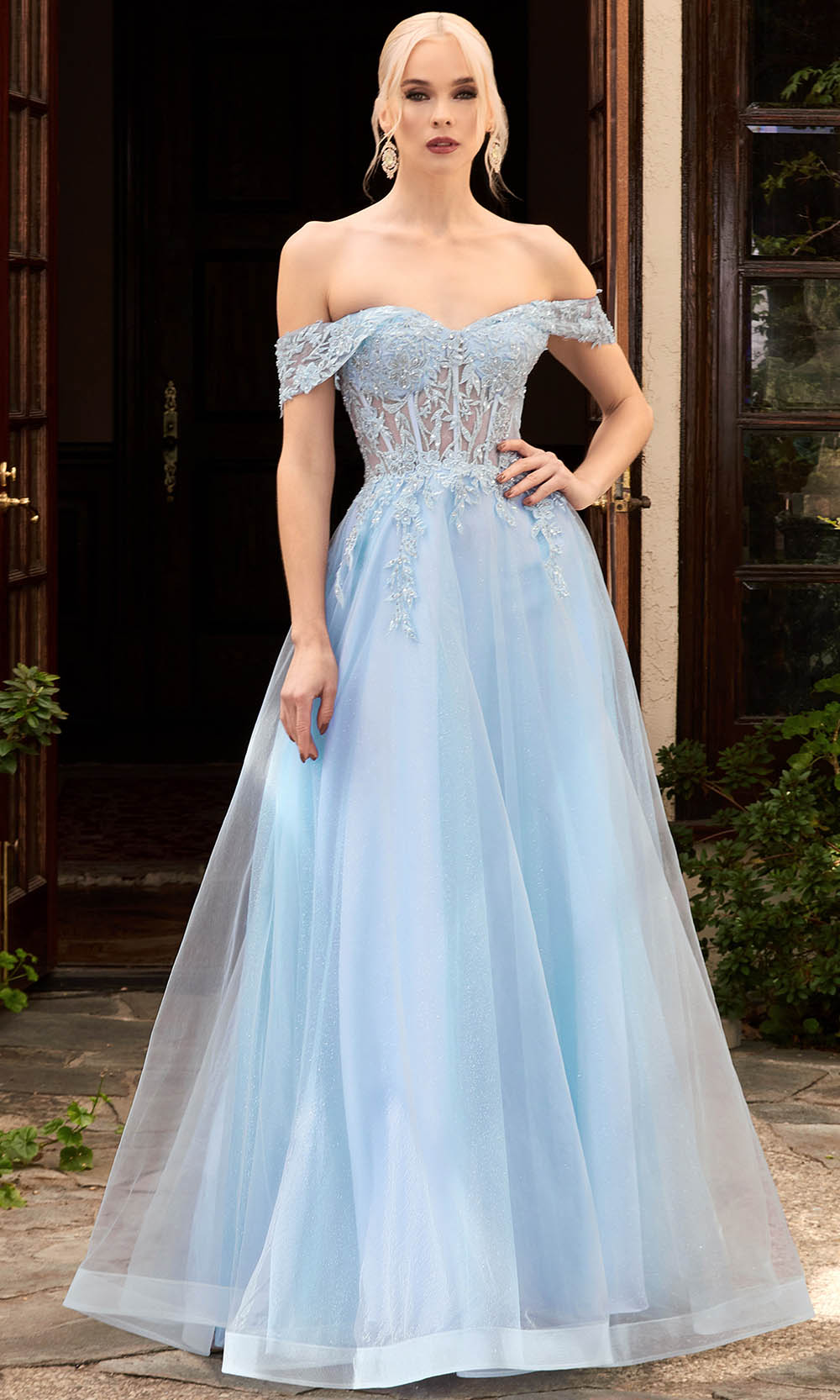 Cinderella Divine CD961 - Corset Prom Gown
