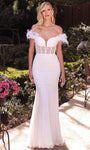 V-neck General Print Sheer Back Zipper Fitted Mesh Draped Tulle Off the Shoulder Fit-and-Flare Mermaid Corset Natural Waistline Sweetheart Wedding Dress