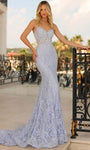 Sweetheart Sleeveless Back Zipper Embroidered Open-Back Sheath Mermaid Natural Waistline Sheath Dress/Prom Dress