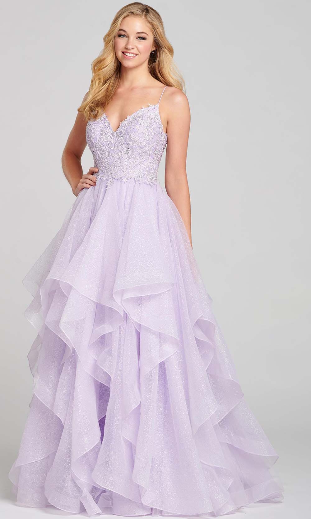 Colette for Mon Cheri CL12129 - Tiered Skirt Prom Gown
