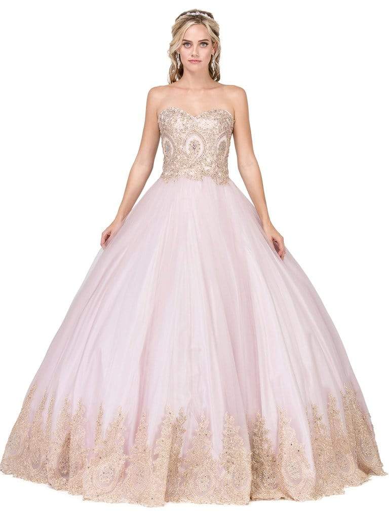 Dancing Queen - 1115 Bead Embellished Sweetheart Formal Ball Gown