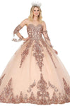 Strapless Lace-Up Fitted Natural Waistline Off the Shoulder Sweetheart Ball Gown Dress