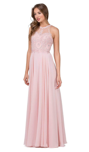 Sophisticated A-line Sleeveless Natural Waistline Illusion Applique Pleated Jeweled Sheer Shirred Fall Sweetheart Prom Dress with a Brush/Sweep Train With Rhinestones