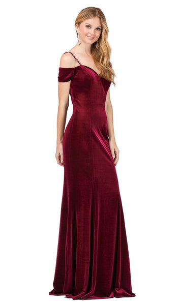 Sexy Cold Shoulder Sleeves Off the Shoulder Spaghetti Strap Fitted Cutout Back Zipper Beaded Open-Back Pleated Floor Length Natural Waistline Sheath Sweetheart Sheath Dress/Evening Dress/Prom Dress