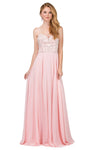 Sexy A-line Sweetheart Sleeveless Spaghetti Strap Chiffon Fitted Pleated Open-Back Beaded Prom Dress/Party Dress