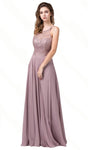 A-line Floor Length Halter Fitted Pleated Open-Back Beaded Evening Dress/Prom Dress