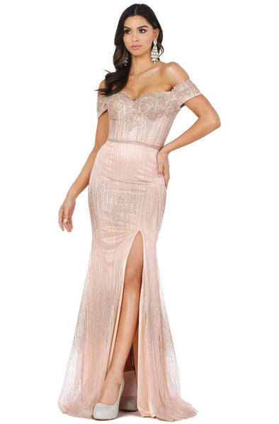 Tall Mermaid Applique Beaded Sheer Back Zipper Slit Glittering Sweetheart Corset Natural Waistline Scalloped Trim Off the Shoulder Dress with a Brush/Sweep Train