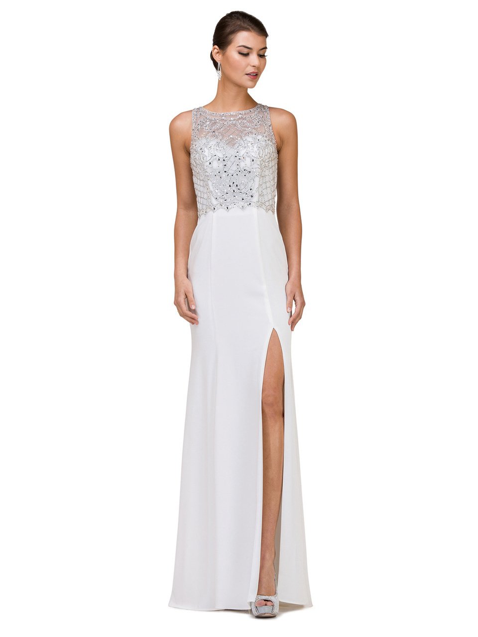 Dancing Queen Bridal - 9964 Ornate Cutout Illusion Gown
