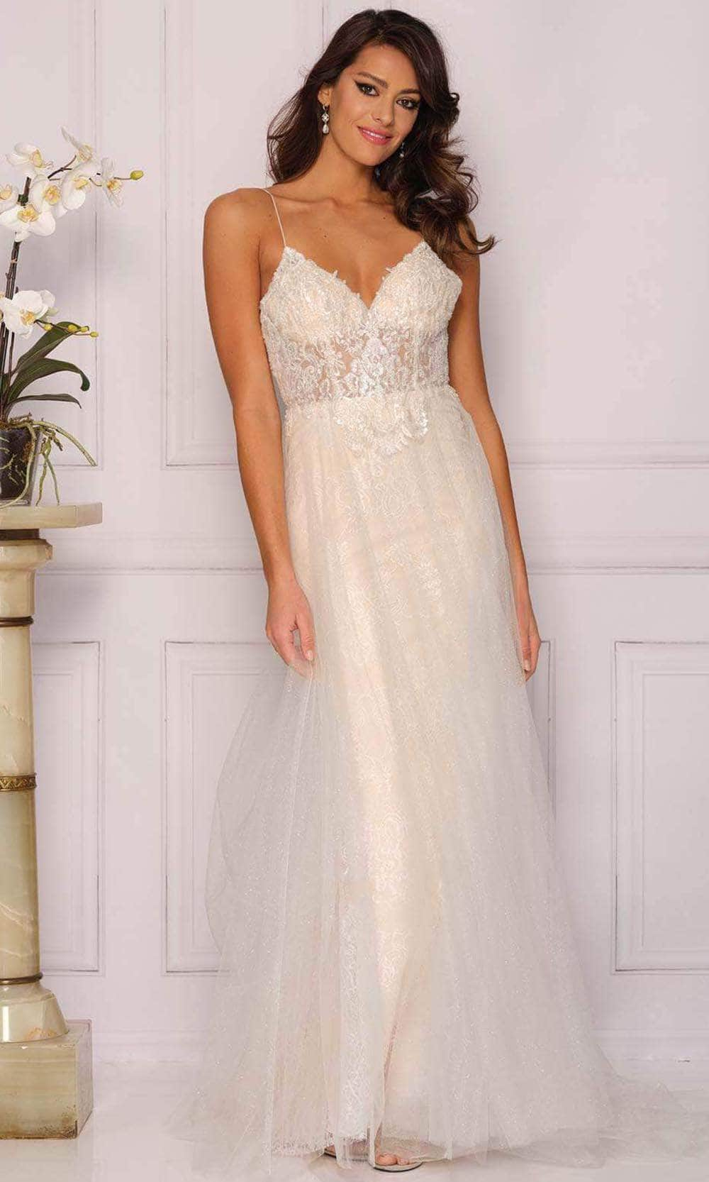 Dave & Johnny Bridal A10358 - Open-Back Bridal Gown
