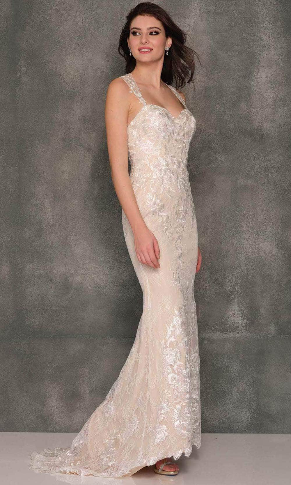 Dave & Johnny Bridal A10451 - Fitted Sweetheart Bridal Gown
