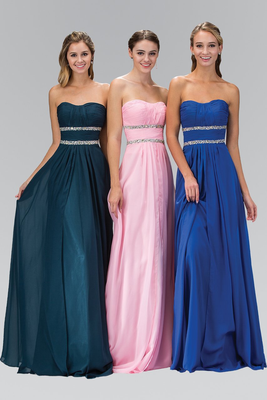 Elizabeth K - GL1017 Sweetheart Sequined Empire Waist Dress#N#– Couture ...