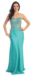 A-line Strapless Sweetheart Chiffon Open-Back Beaded Natural Waistline Dress