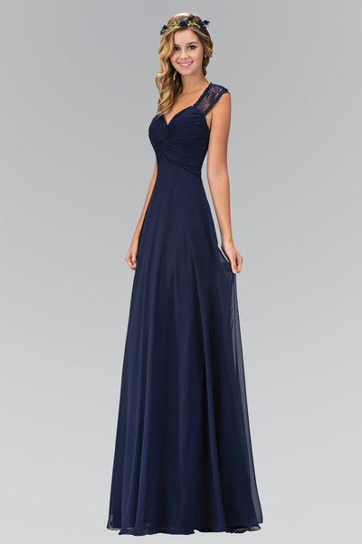 A-line V-neck Keyhole Open-Back Ruched Sweetheart Floor Length Sleeveless Fall Empire Waistline Dress