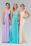 A-line One Shoulder Natural Waistline Shirred Open-Back Ruched Pleated Floor Length Sweetheart Party Dress