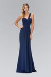 A-line Natural Waistline Sweetheart Shirred Pleated Open-Back Ruched One Shoulder Floor Length Party Dress