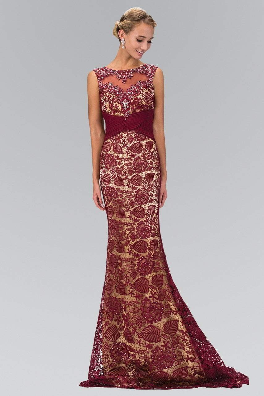  Elizabeth K-Special Occasion Dress-COLOR-Burgundy