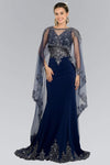 Natural Waistline Bateau Neck Sheath Floor Length Draped Glittering Sheer Illusion Sheath Dress/Evening Dress with a Brush/Sweep Train