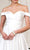 Elizabeth K - GL1908 Off Shoulder Satin Bridal Dress Wedding Dresses