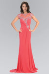 Sheath Jeweled Neck Sweetheart Jersey Natural Waistline Cap Sleeves Jeweled Ruched Illusion Cutout 2011 Sheath Dress