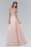 A-line Chiffon Wrap Beaded Asymmetric One Shoulder Natural Waistline Prom Dress