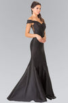 Sophisticated Pleated Back Zipper Wrap Natural Waistline Off the Shoulder Mermaid Evening Dress