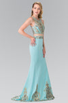 Jersey Sleeveless Natural Waistline Sheer Embroidered Jeweled Illusion Sheath Sheath Dress