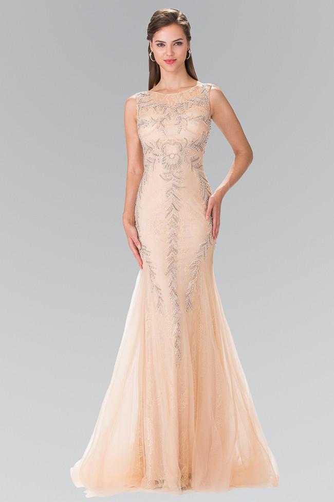  Elizabeth K-Special Occasion Dress-COLOR-Champagne