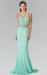 Natural Waistline Sleeveless Mermaid Beaded Sheer Illusion Sweetheart Dress