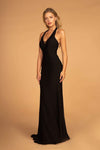 V-neck Sheer Back Zipper Fitted Natural Waistline Sleeveless Mermaid Floor Length Evening Dress with a Brush/Sweep Train