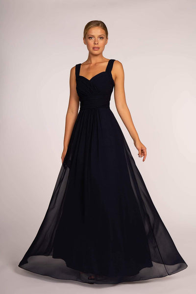 A-line Sleeveless Empire Waistline Flowy Fitted Back Zipper Ruched Sweetheart Chiffon Dress