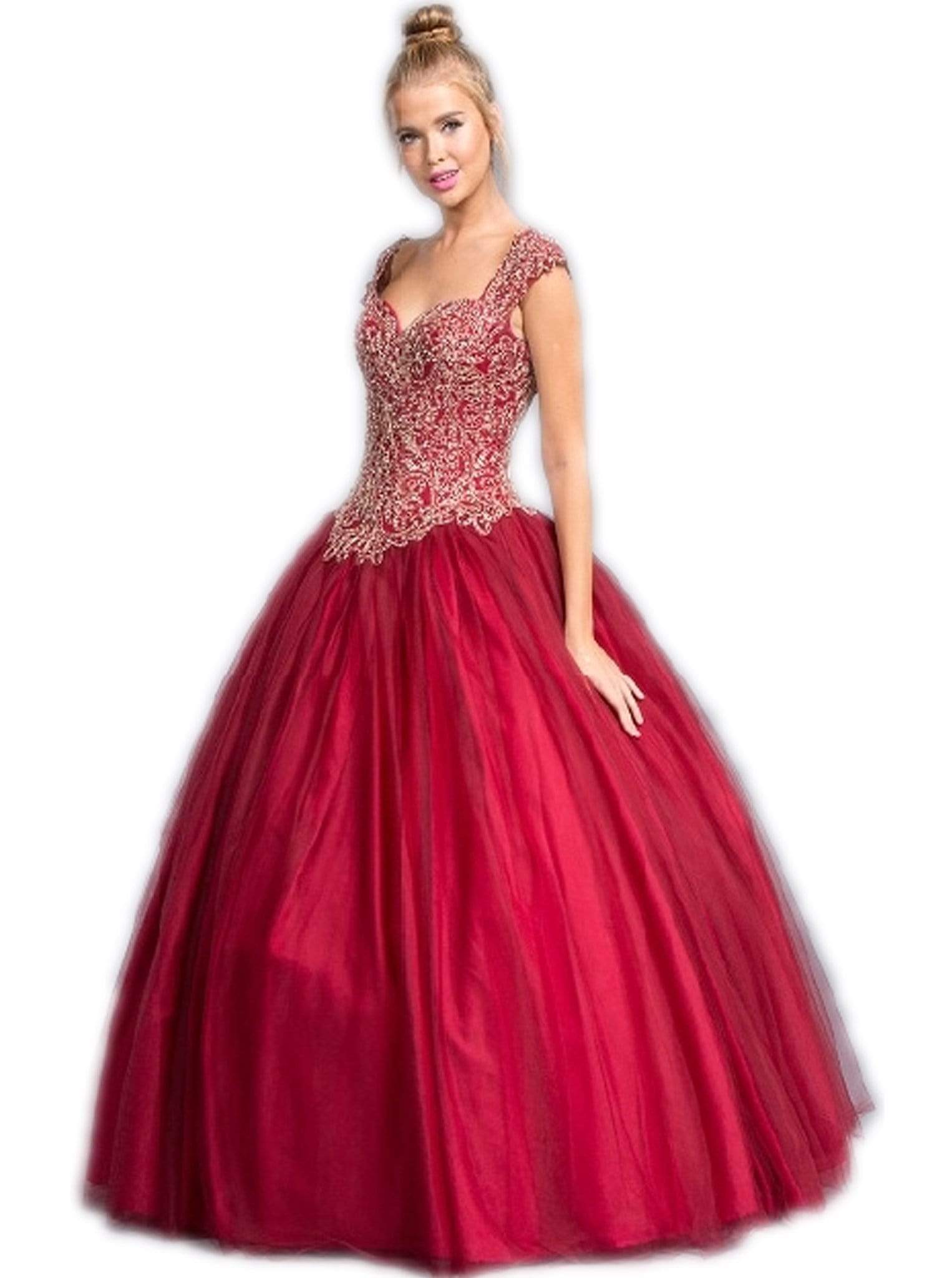 Aspeed Design - Embellished Sweetheart Evening Ballgown
