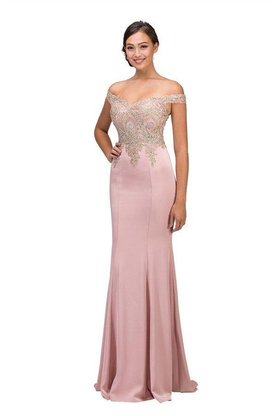 Strapless Mermaid Natural Waistline Open-Back Back Zipper Applique Sweetheart Off the Shoulder Dress with a Brush/Sweep Train With Rhinestones