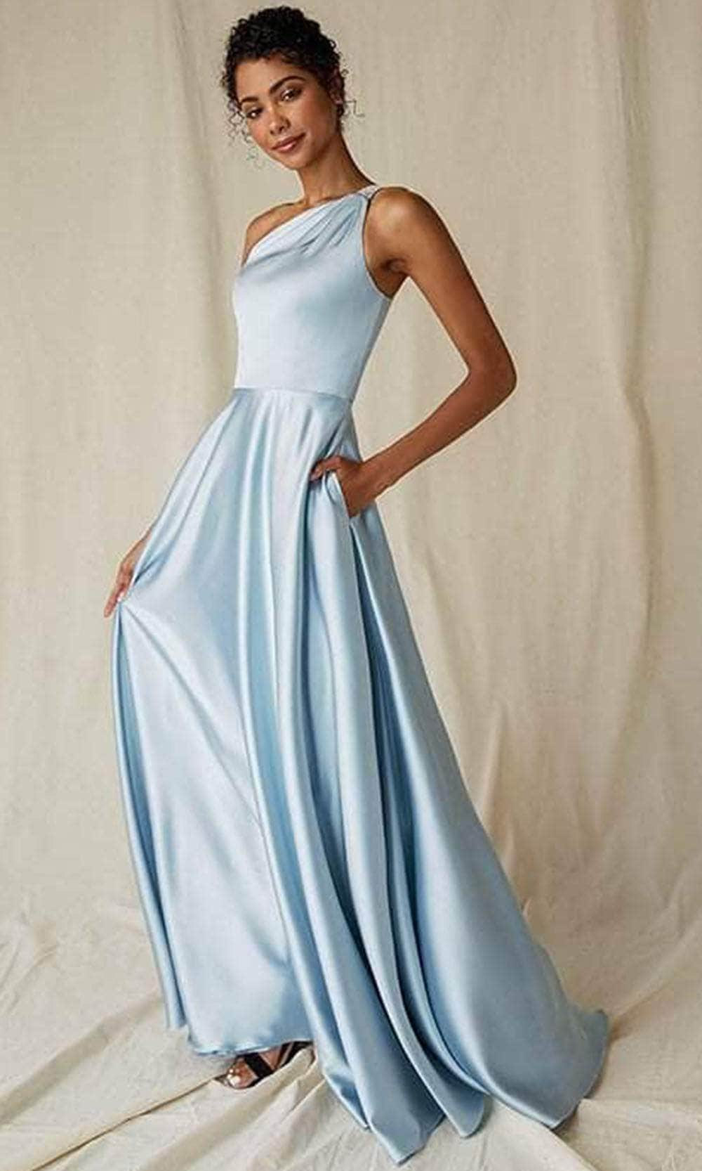 Eureka Fashion 9025 - Asymmetrical Evening Gown
