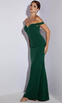 Natural Waistline Hidden Back Zipper Open-Back Sheer Fitted Mermaid Off the Shoulder Sweetheart Evening Dress