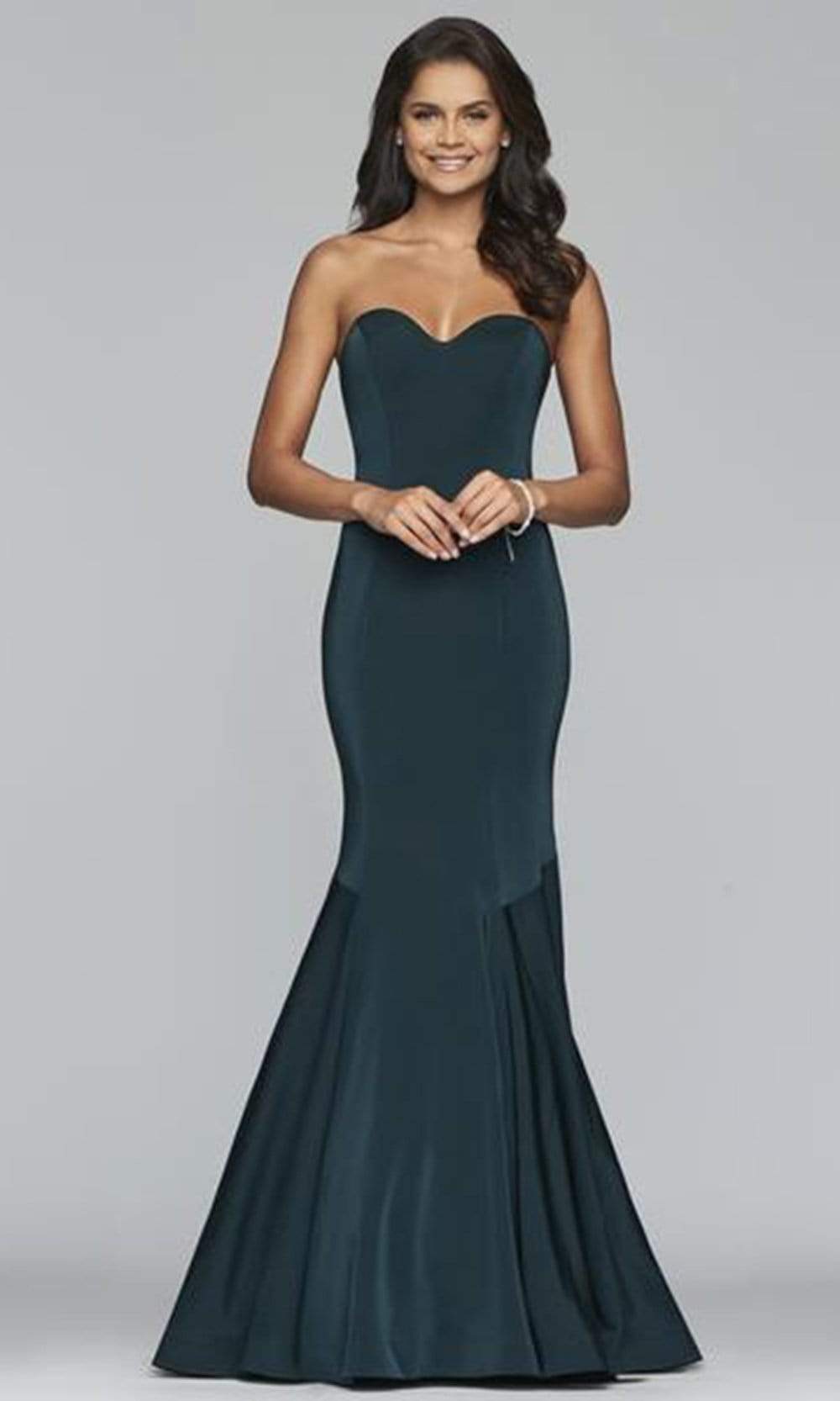 Faviana - S10213 Strapless Stretch Faille Satin Mermaid Dress