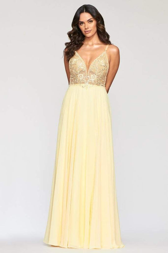 David's bridal yellow sales prom dresses